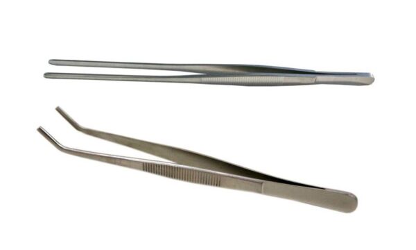 Tweezers made of stainless steel, 25 cm